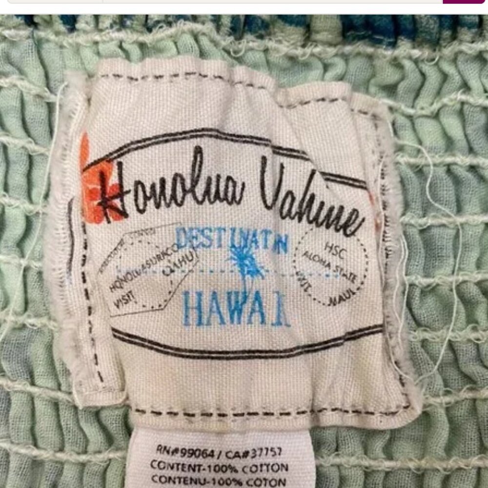 Honolua Wahine Tropical Halter Top Medium - Picture 8 of 9